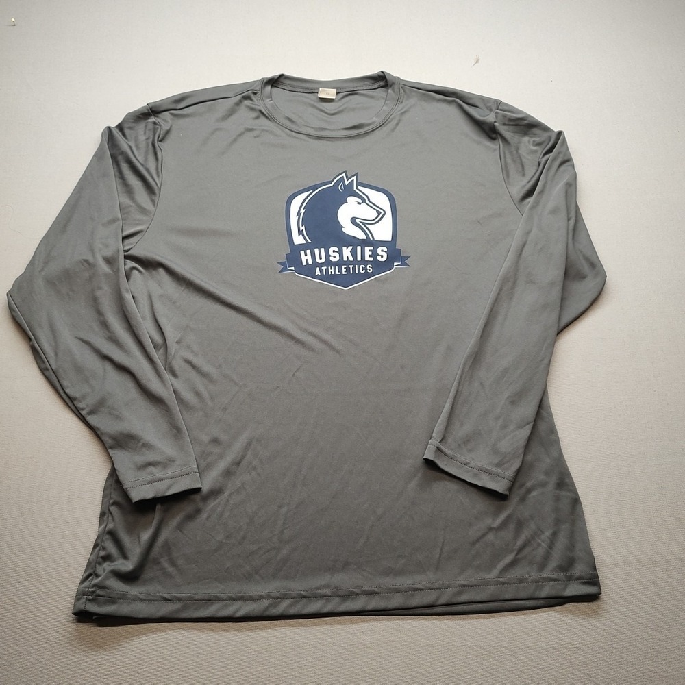 Sport-Tek Men's UConn Huskies Long Sleeve 100% Polyester Shirt Size Extra Large